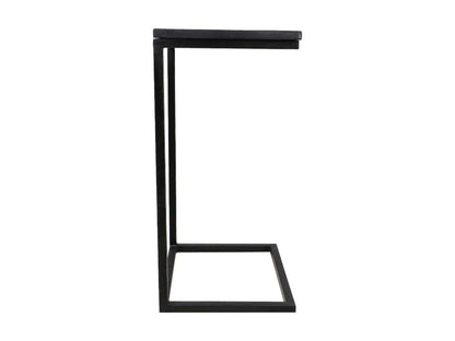 Table d'appoint Read - noir - bois de manguier/fer