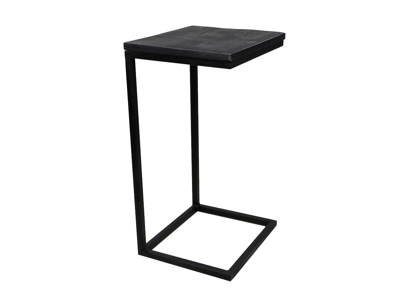 Table d'appoint Read - noir - bois de manguier/fer