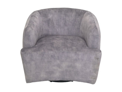 Fauteuil pivotant - Dauphin gris/noir - Adore 180 - Velours/métal