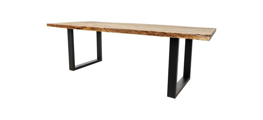 Table à manger SoHo - 240x100 cm - acacia/métal