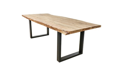 Table à manger SoHo - 240x100 cm - acacia/métal