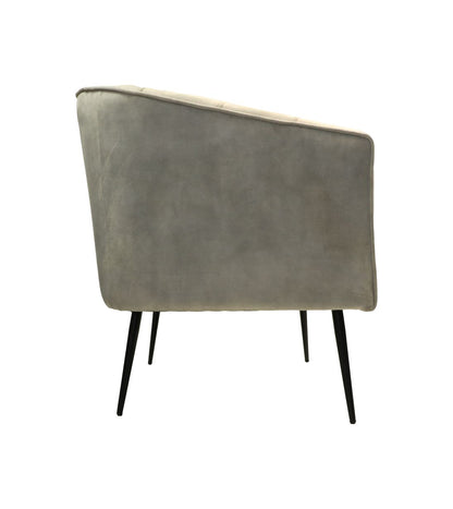 Fauteuil Chester - 72x71x80 - Blanc/noir - Adore 01