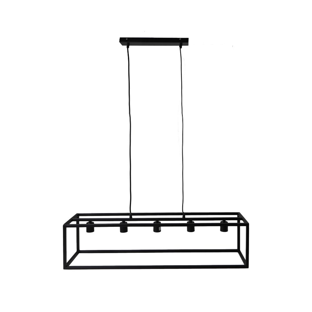 Suspension Fremont - 100x25 - Noir - Métal