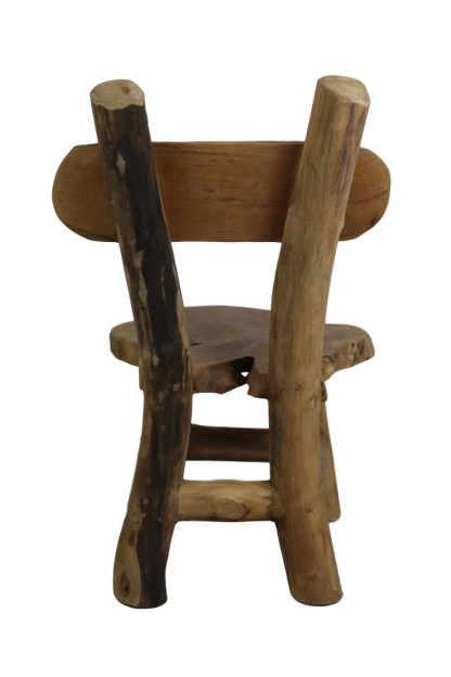 Chaise haute Flintstone - vieux teck