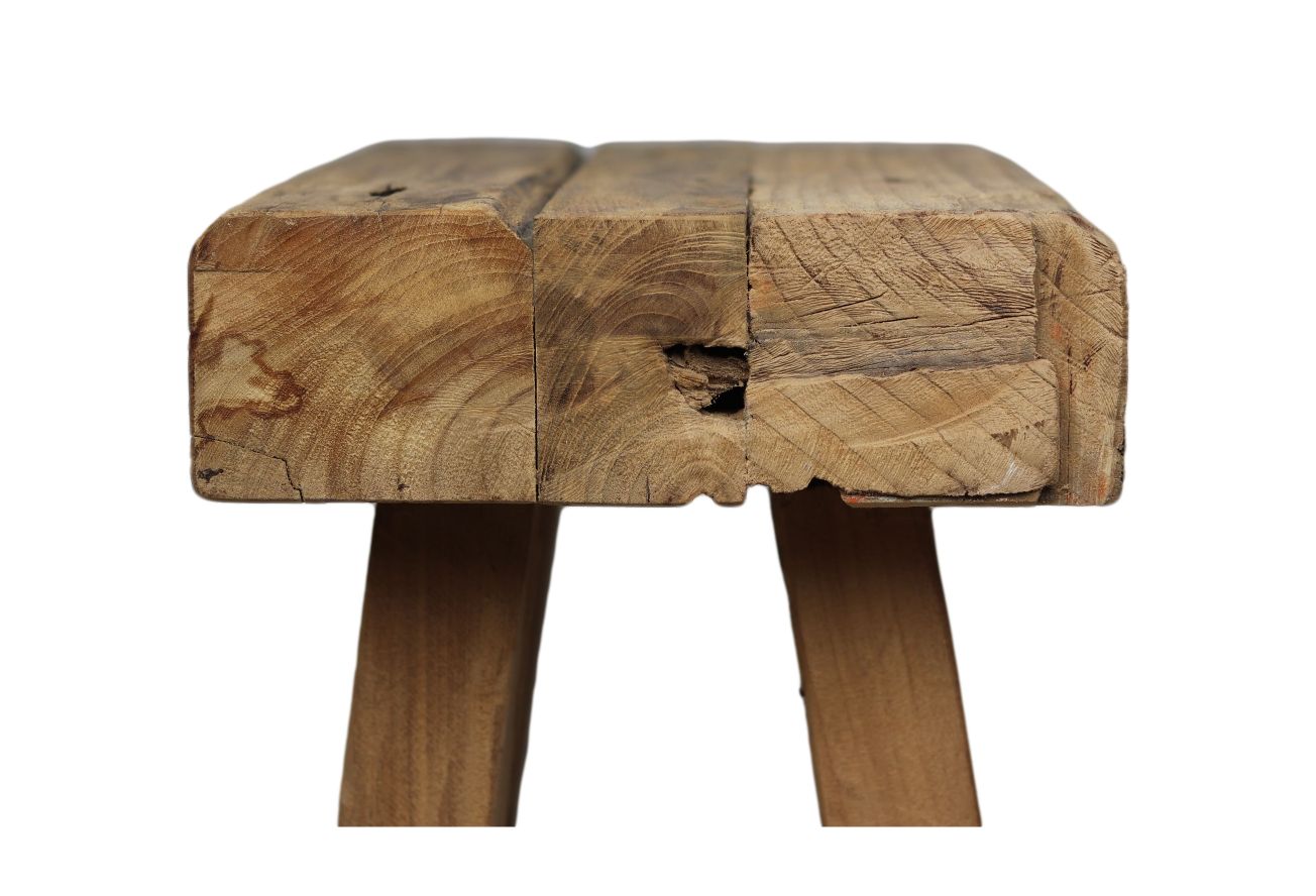 Tabouret Naples - 40 cm - teck massif