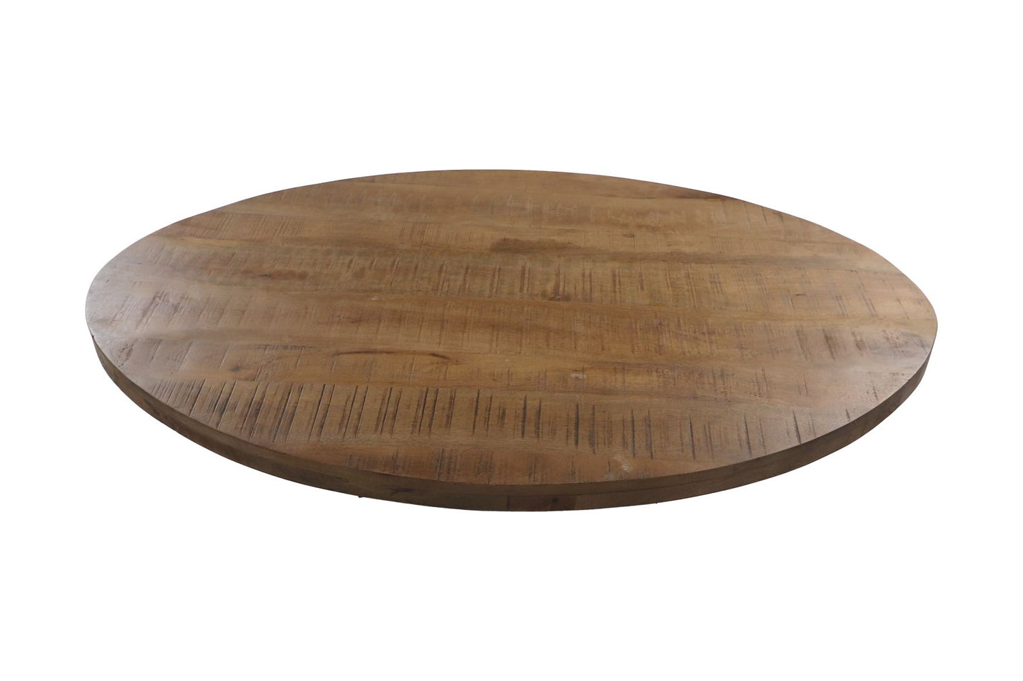 Plateau de table basse ovale - 120x80x4,5 - Naturel - Bois de manguier