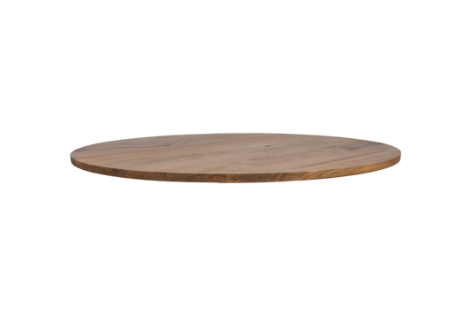 Plateau de table ovale Oakland - 220x110x3,5 - Naturel - Bois de manguier