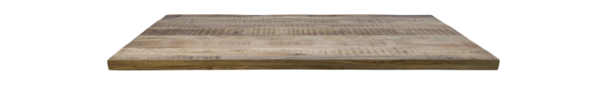 Plateau de table rectangulaire Portland - 180x90x5 - Naturel - Bois de manguier