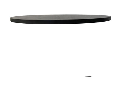 Plateau de table rond - ø140x3,8 - Noir - Bois de manguier