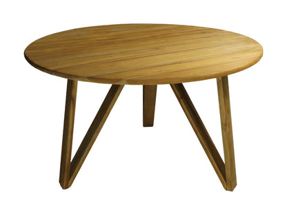 Table à manger ronde - ø120x75 - Naturel - Teck