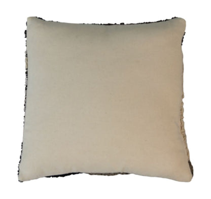 Coussin décoratif - 45x45 - Naturel/gris/marron - Coton