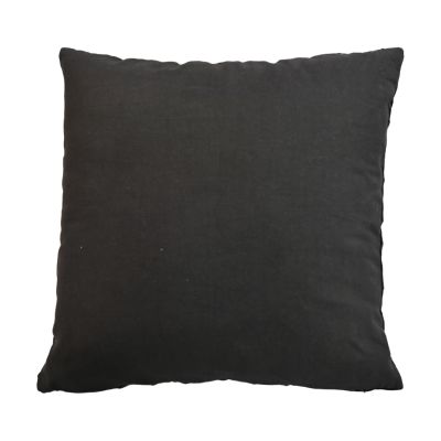 Coussin avec imprimé - 45x45 - Noir/or - Velours