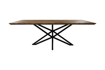 Table Fishbone Rectangle- 180x90x76 - Naturel - Chêne