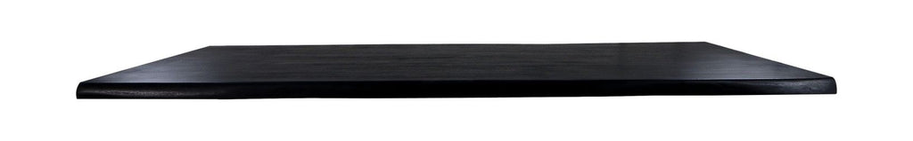 Collection HSM - Plateau de table rectangulaire Live Edge - 220x100x5 - Noir - Acacia