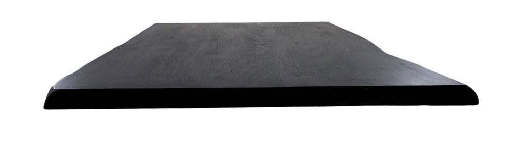 Collection HSM - Plateau de table rectangulaire Live Edge - 220x100x5 - Noir - Acacia