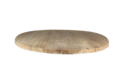 Plateau de table ovale - 240x120 cm - naturel - teck