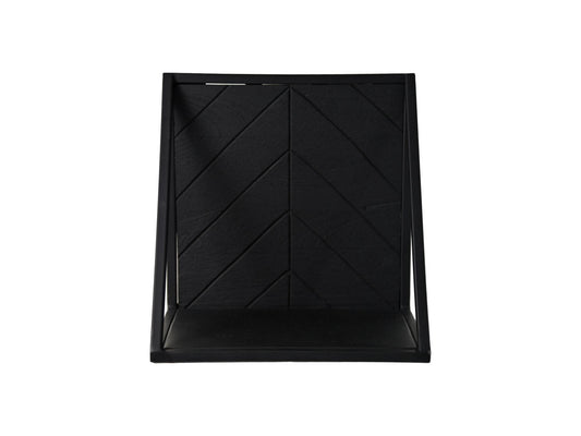 Etagère murale Verona - 30x20x30 - Noir - Bois de manguier/métal