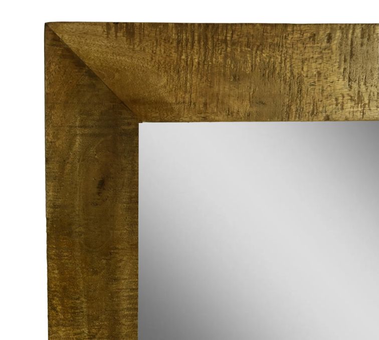 Miroir mural - 70x3x135 - Bois de manguier